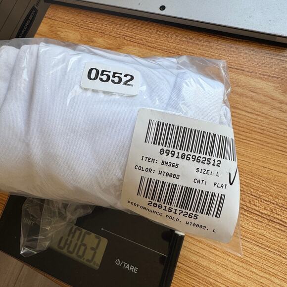 J.Crew Performance Polo Shirt Mens L White Pullover Coolmax Short Sleeve Stretch - Picture 8 of 8